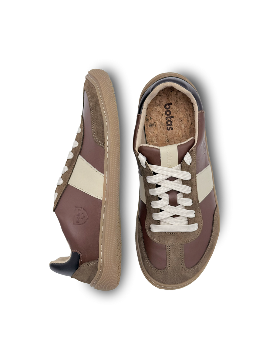 Tvar špičky Botas Barefoot Brown shora
