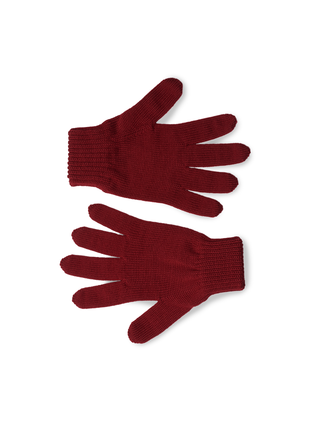 Vlněné Rukavice Merino Red