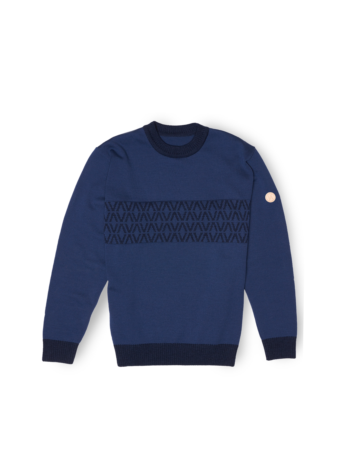 Vlněný Svetr Merino Blue