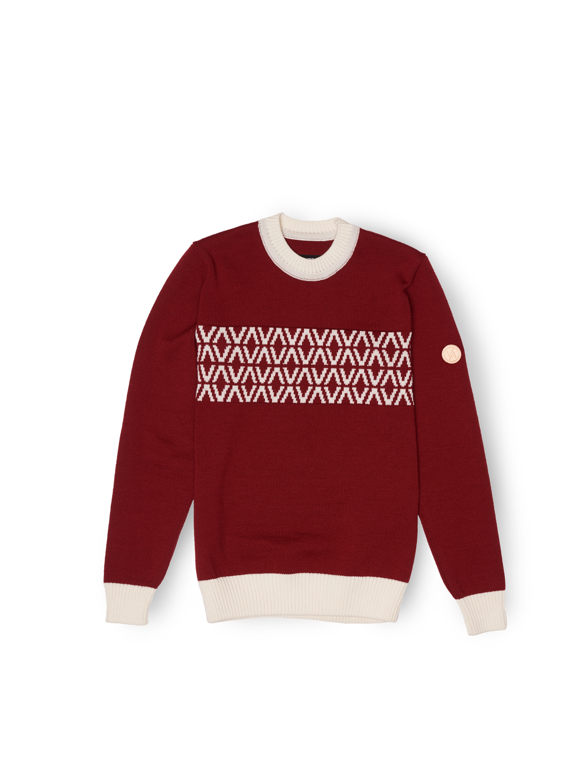 Vlněný Svetr Merino Red